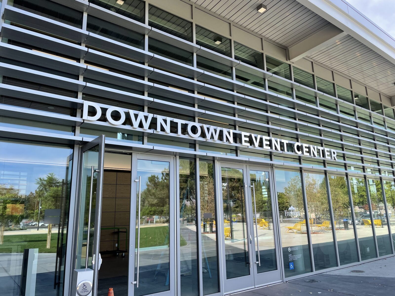 Downtown Event Center dimensional letter signage by Signworks Monterey